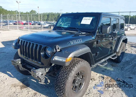 2024 Jeep Wrangler 4-Door Willys 4X4 from USA, damaged, VIN 1C4PJXDN0RW112544